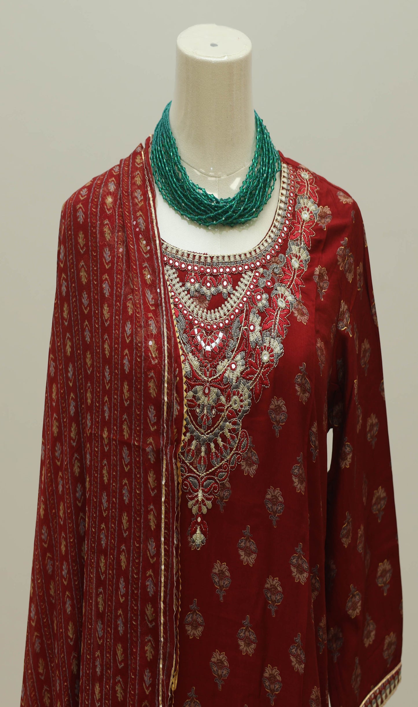 Light Red Kurtha